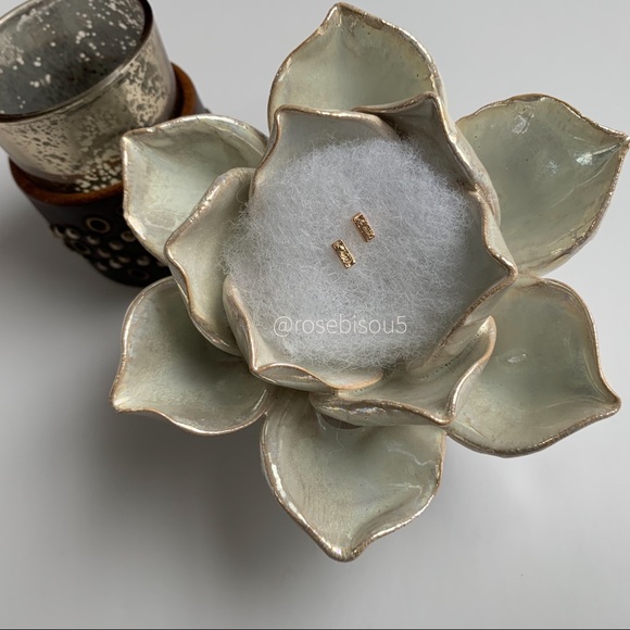 🆕Minimalist Bar Studs gold -rose gold- silver - Picture 5 of 8